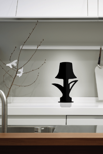 Lampada da tavolo Āhua Bloom Nera